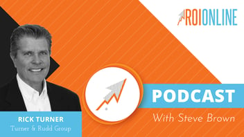 The ROI Online Podcast With Steve Brown - Rick Turner - Turner & Rudd Group Podcast Thumbnail Graphic 